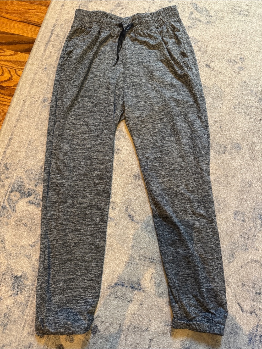 abercrombie kids Gray Heather Jogger Sweatpants
